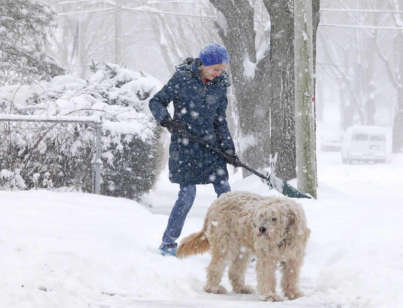 Winter storm hits Madison area